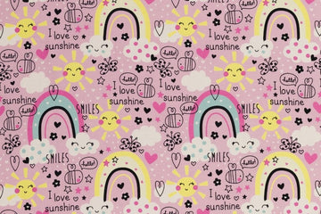 Canvas sunshine rosa